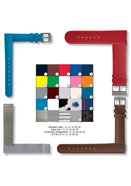 Akteo Leather Strap Black 14 mm